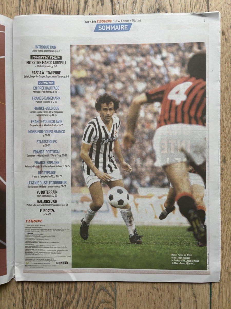 COLLECTOR L'EQUIPE MAGAZINE 06/1984 France Le Onze Du Siecle Michel Platini EUR 12,99 - FR