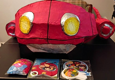 Rocket Little Einsteins Paper Mache Handmade Seat And Party Decorations