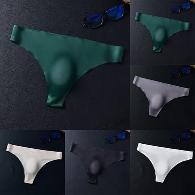 Low-Rise T-Back Herren G-String Elastisch Stretch Dünn Schnitt Einfarbig T-Back Schnitt