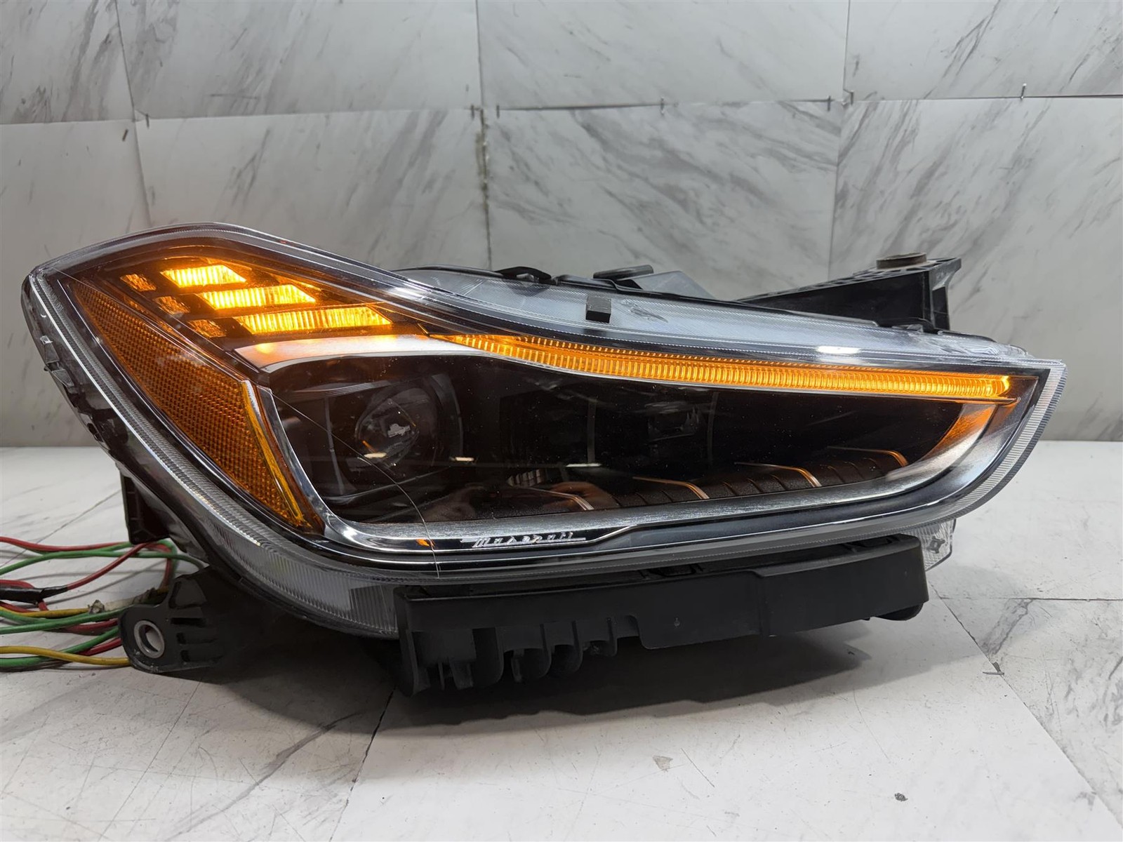 2018 2024 MASERATI GHIBLI HEADLIGHT OEM RH RIGHT PASSENGER LED MATRIX 670100986