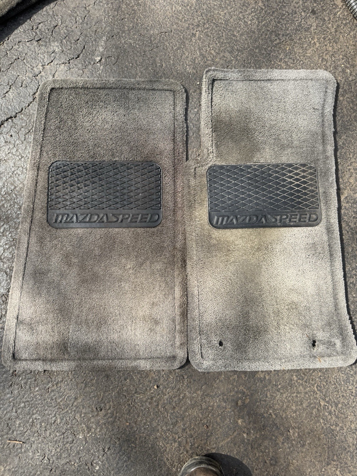 1999-2005 Miata Floor Mats BLACK MAZDASPEED Left Right NB Driver Passenger OEM
