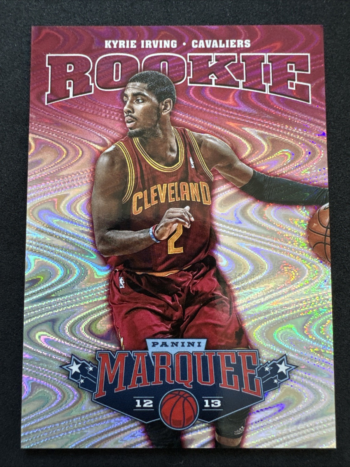 Kyrie Irving 2012-13 Panini Marquee Swirlorama Rookie Card RC #161 Cavs Mavs