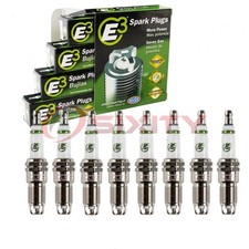 8 pc E3 Spark Plugs for 1996-2000 GMC C3500 5.7L 7.4L V8 Ignition Wire ow