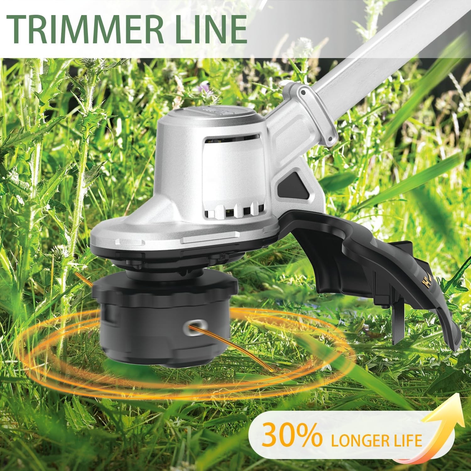 225Ft X 0.08 Inch - DWO1DT801 DWO1DT802 String Weed Trimmer Line for Dewalt Cord