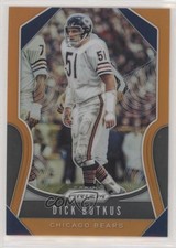2019 Panini Prizm Orange Prizm /249 Dick Butkus #289 HOF 02v3
