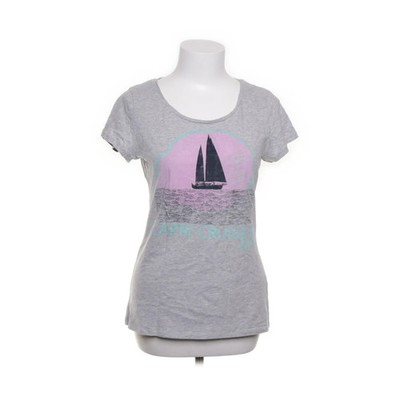 s.Oliver, T-shirt, Größe: 40, Grau/Mehrfarbig, Baumwolle, Print, Damen #vAR