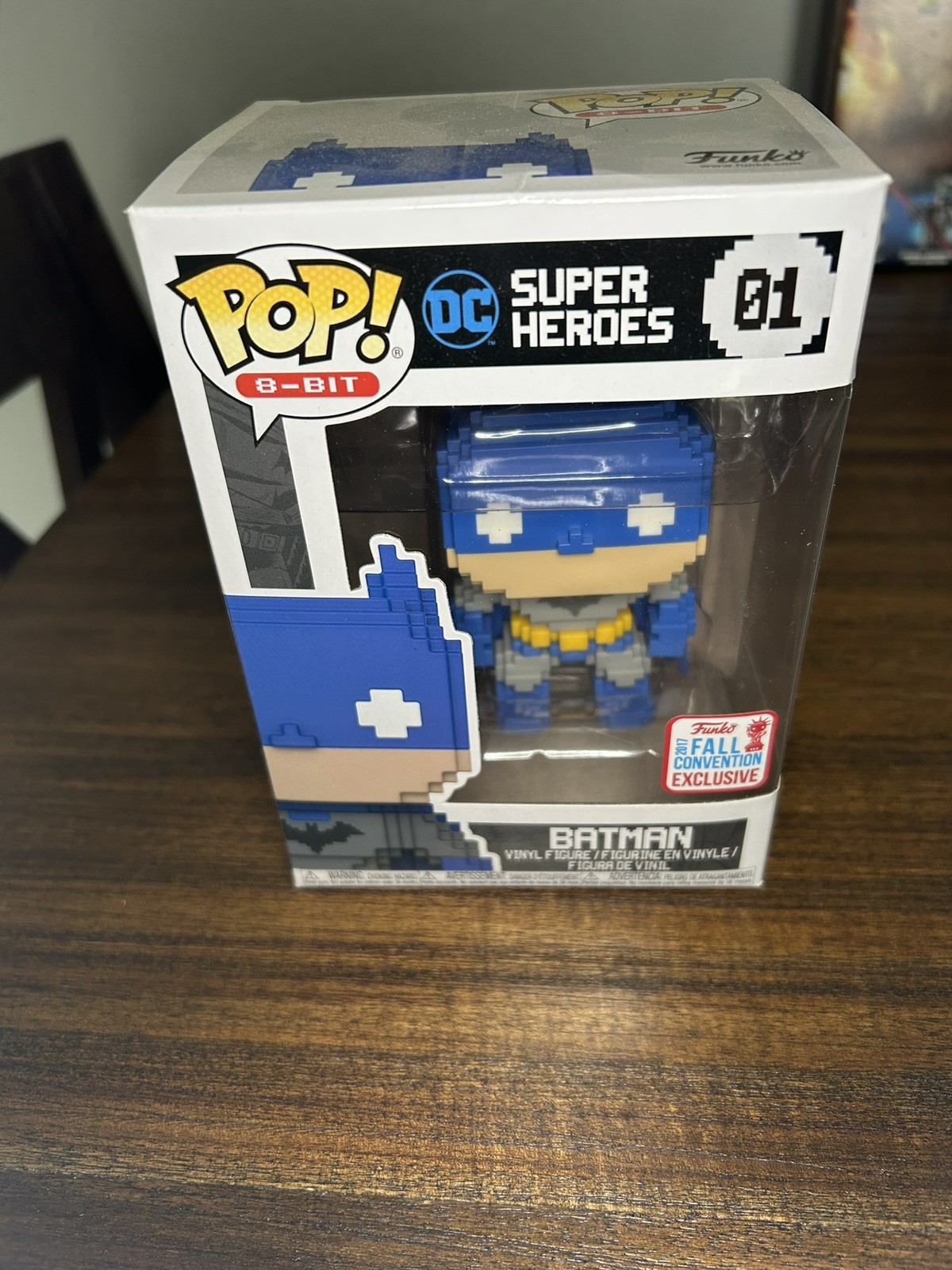 BATMAN 8-Bit #01 - FUNKO POP! - 2017 FALL CONVENTION EXCLUSIVE -  NYCC *NEW*