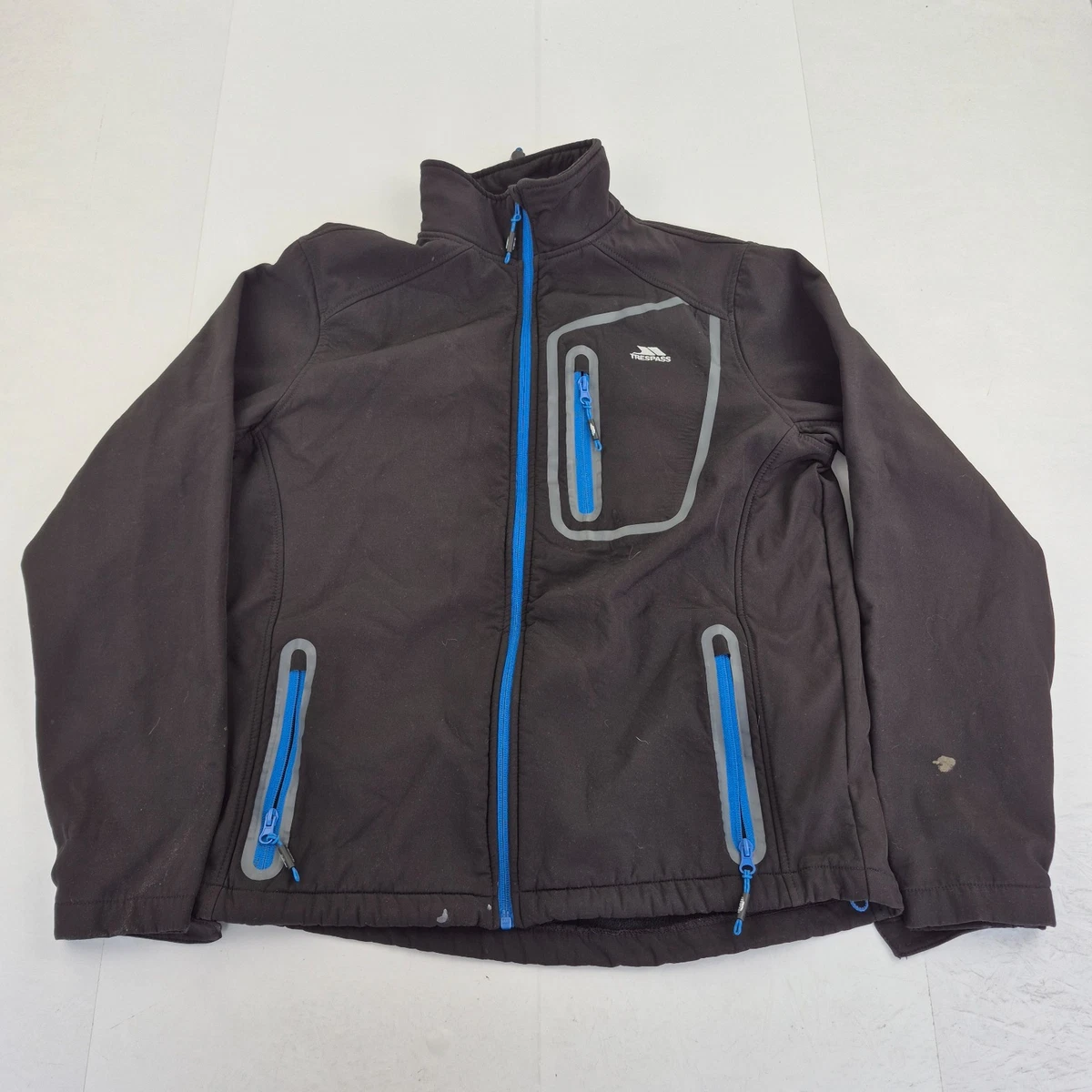 Trespass - Heren Blustery Gewatteerde Jas (Elektrisch Blauw