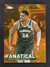 2025-26 Topps Chrome Giannis Antetokounmpo Orange Fanatical Case Hit SSP /25