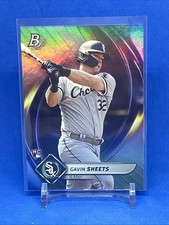 2022 Bowman Platinum #37 Gavin Sheets White Sox Rookie RC Baseball Card . rookie card picture