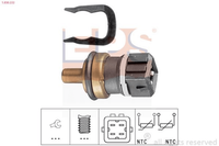 Sensor KüHlmitteltemperatur FüR Audi Seat Skoda Vw A4 B5 Avant A6 C4 C5 A8 D2