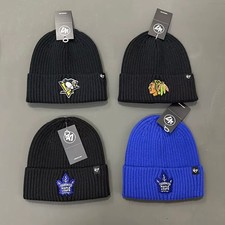 47brand Embroidered Men's and Women's Wool Hats Winter Warm Cold Hats