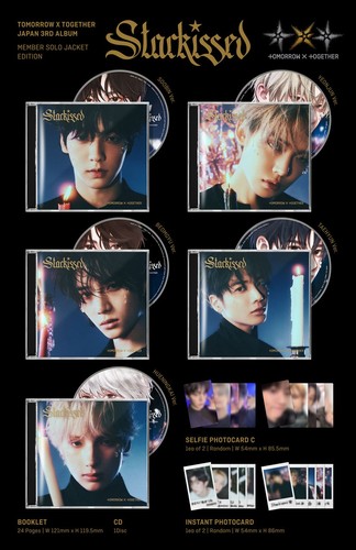 PSL TXT TOMORROW X TOGETHER JAPAN 3rd ALBUM Starkissed ALL ver. CD - Picture 27 of 29