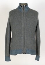 Loro Piana Baby Cashmere Full Zip Sweater - Blue / Gray - L - 3295 Retail