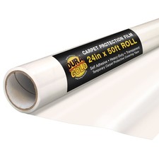 Carpet Protection Film, 24" x 50' Roll - Clear Self Adhesive, Floors  Surfaces