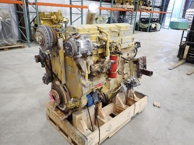1997 CAT C12 Diesel Engine 40 PIN RUNS GOOD VIDEO! 410 HP Truck Caterpillar 