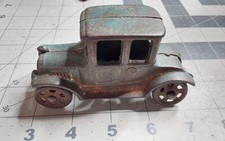 A C Williams Cast Iron Model T Ford Car AS IS CHIPPED TRUNK