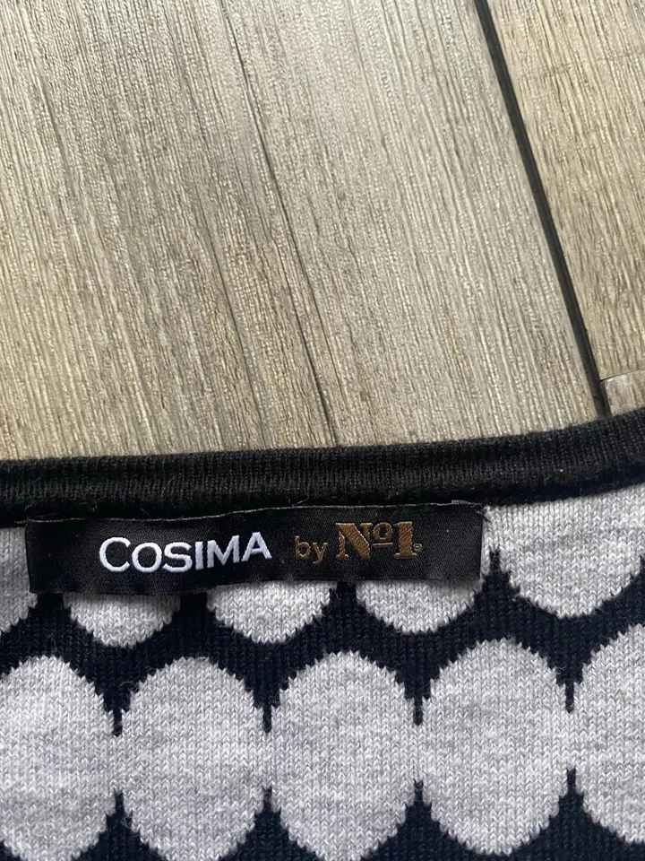 Kleid Von Cosima Herbst/Winter Gr. M Schwarz/weiß - Bild 2 von 4