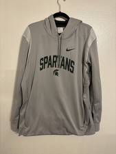 Michigan State Spartans Nike Therma-Fit Hoodie Gray Men s XL