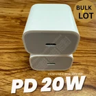  USB C Fast Charger Cube 20W PD Adapter for iPhone16e/17Pro/16Plus/15/14/8/6 Lot