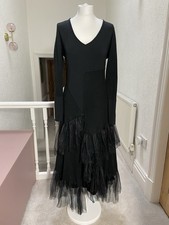 Mais Il Est Ou Le Soleil Ruffle Net Long Maxi Dress Size XL 16 Whimsigoth Prom