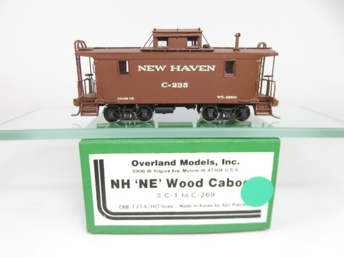 Overland Models OMI-1214 Latón Escala HO New Haven Clase NE Madera Caboose Pintado | Zustand: Used