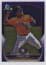 2023 Bowman Draft Chrome Purple Refractor /250 Camilo Diaz #BDC-129 4pn