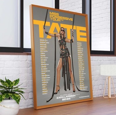 Tate McRae's 2025 Miss Possessive Tour Poster