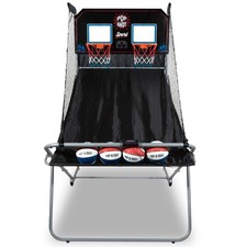 Official Dual Shot Sport Arcade Basketball Game Black and Blue 
