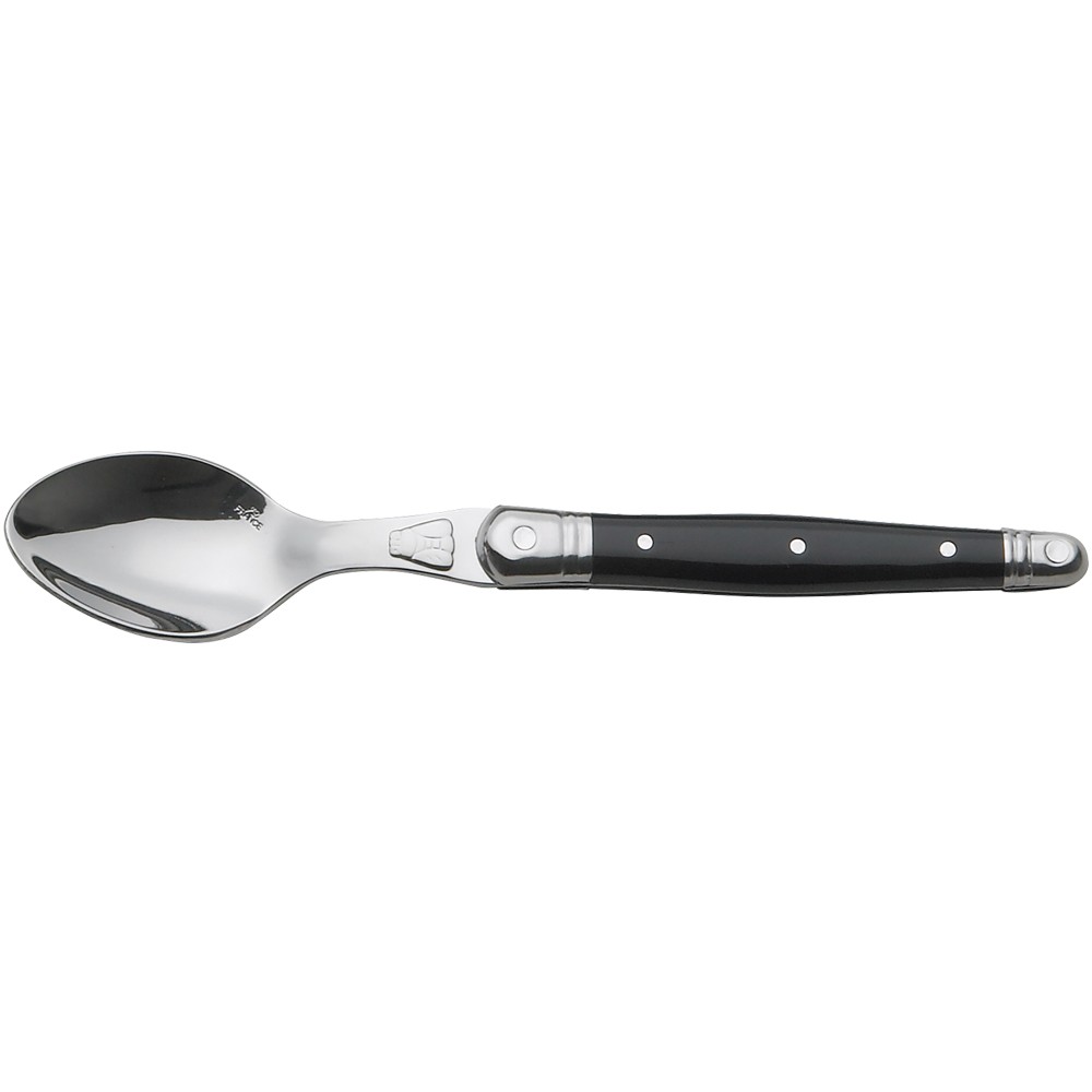 Cuillère à café Laguiole Jean Dubost noir lot de 6 pièces en acier inoxydable de cuisine