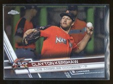 2017 Topps Chrome Update Series Clayton Kershaw #HMT25 Los Angeles Dodgers