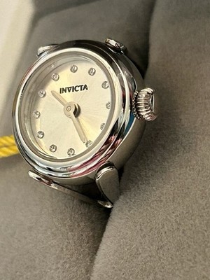 Invicta Angel Women\'s Ring Watch - 17.5mm, Steel (44480) Mini Ring Watch model 44480 | InvictaWatch.com main image 3