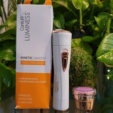 Conture by Luminess Kinetic Smooth Hair Remover  Skin Polisher White  Gold NIB