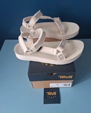 Image of New Boxed Teva Midform Universal Woven Sandals Women Size UK 7 Birch