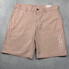 Old Navy Mens Slim Built-In Flex 9" Rotation Pink Stripe Shorts Size 36 NWT