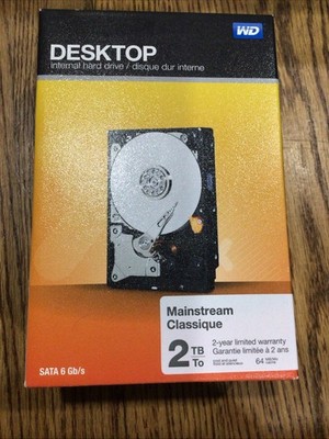 Western Digital 2TB Desktop Internal Hard Drive (Model: WDBH2D0020HNC-NRSN) New