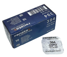 Wholesale 10 x Renata 394 Silver Oxide SR936SW Single Replacement Batteries.