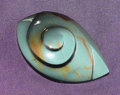 Regenbogenobsidian, freie Form, poliert, Mexico, 49x31x12mm 19,2g