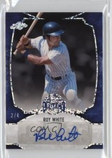 2024 Leaf A Bronx Legacy Silver Sparkle /4 Roy White #BA-RW1 Auto 0dz