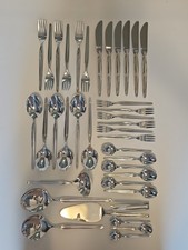 WMF Men&uuml;-Besteck 6 Pers. Silber 800 Modell Z&uuml;rich 38 Teile ca. 1780gr UNBENUTZT