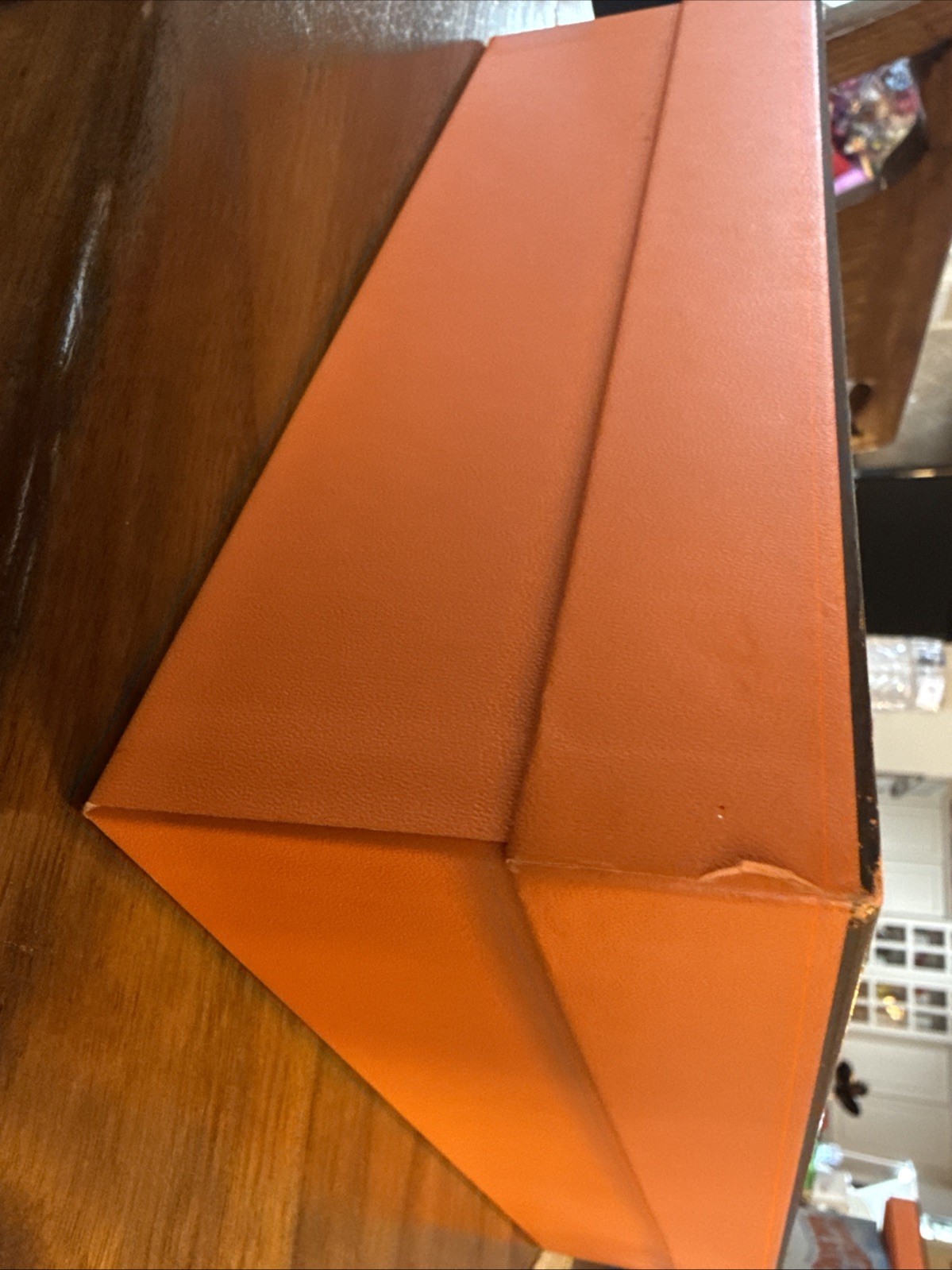 Hermès Paris Authentic Empty Gift Box Orange 13.2… - image 5