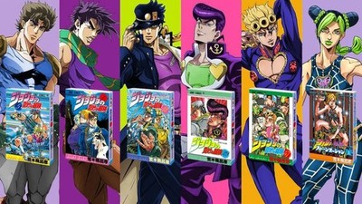 JoJo's Bizarre Adventure Mame Gasha Buch Komplettsatz 6 Kapseln Spielzeug Gacha NEU