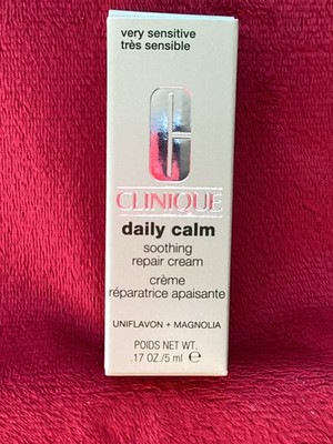 Clinque Daily Soothing Repair Creme Gesicht sehr empfindliche Haut 5 ml Neu verpackt