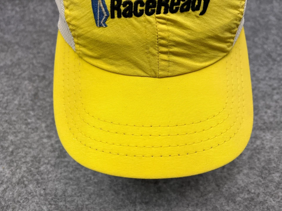Gorra Raceady Gorra Correa Trasera Adulto Talla Única Amarillo 5 Paneles Poliéster Hecho en EE. UU. Foto 3 de 4