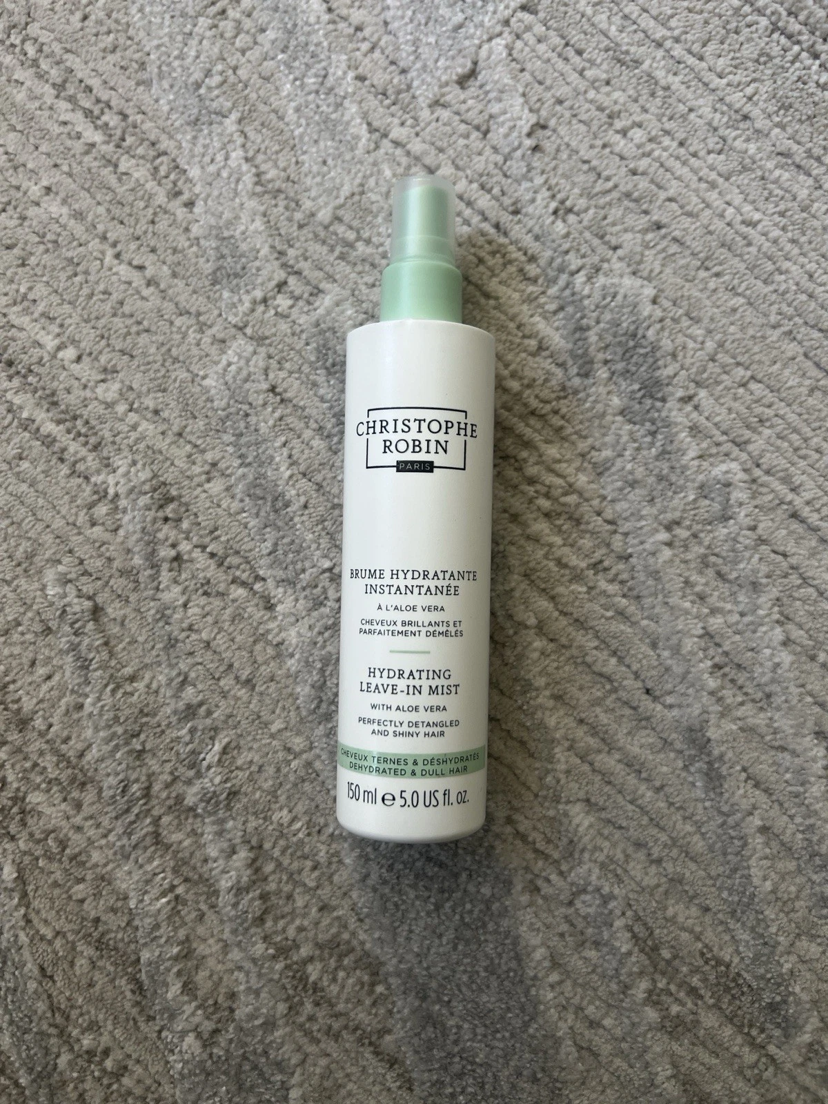 Christophe Robin Hydrating Leave-in Mist with Aloe Vera 150ml New