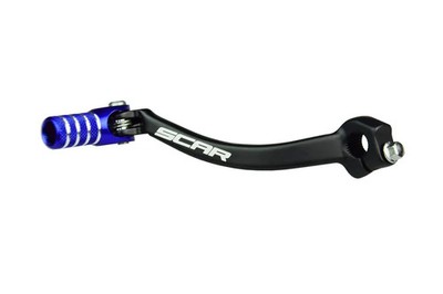 SCAR Schalthebel schwarz/Endstück blau für YAMAHA YZ 450 F 2022-23