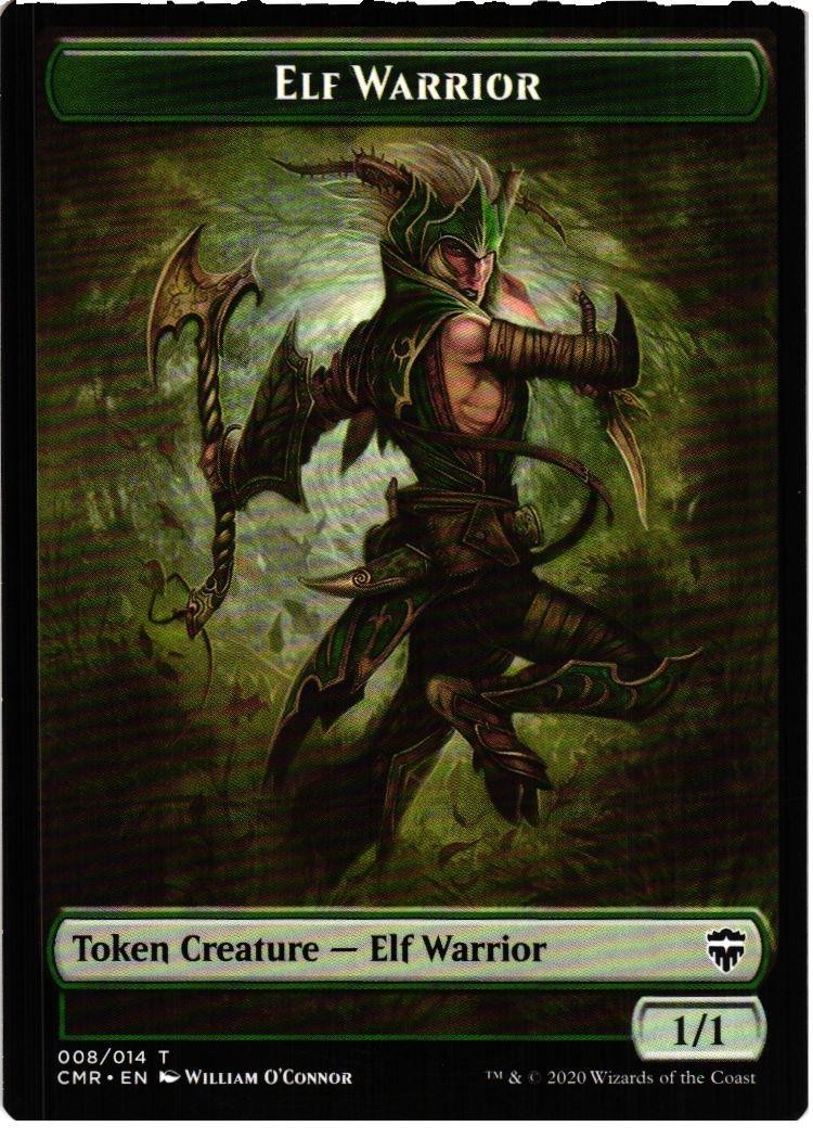 Elf Warrior Token 8 Token Commander Legends NM MTG