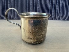 VINTAGE BABY CUP - STERLING SILVER - S B Saart Bros. Co.