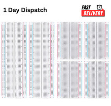 6PCS Breadboard Kit 830  400 Point Prototype Boards for Arduino