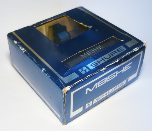 Shure M95HE Cartridge (Dead Channel) w/ Box & Case – Stylus is Broken